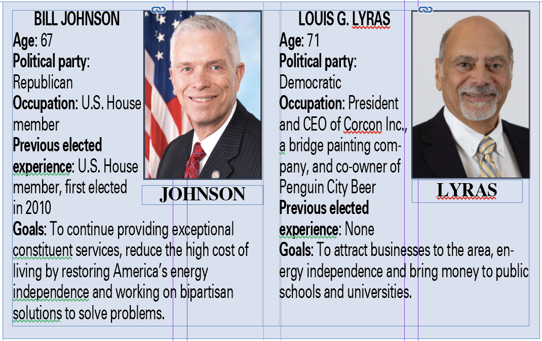 Johnson vs. Lyras for 6th District seat News, Sports, Jobs Morning